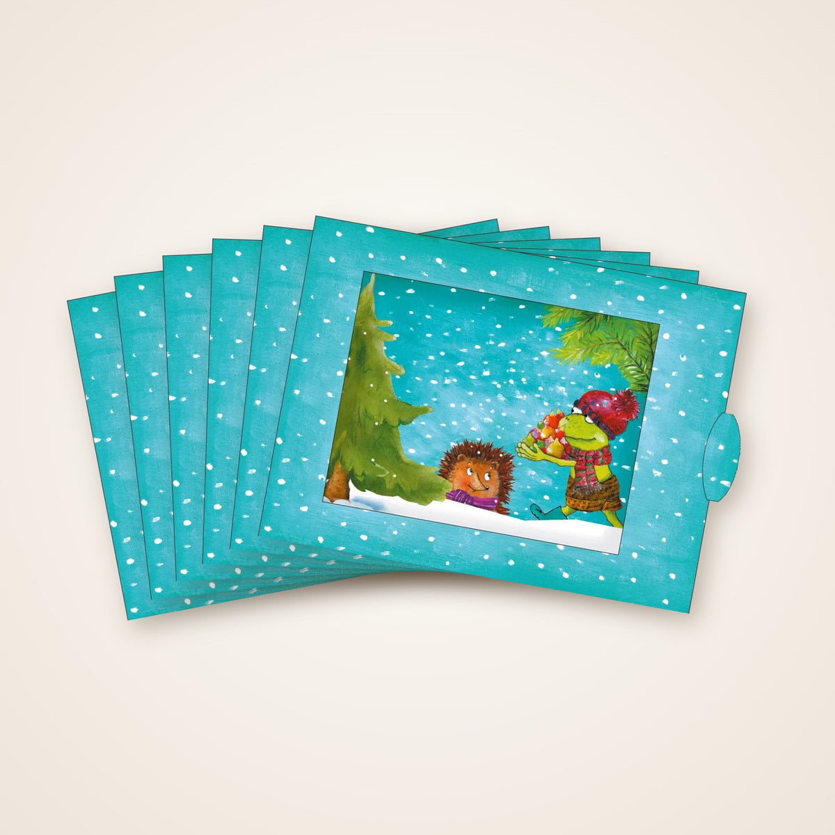 6er-Pack Lebende Karte Weihnachtszeit