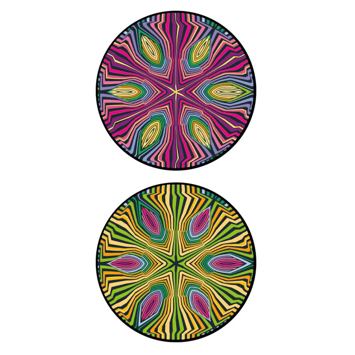 Puzzle Double "Hippie-Gold" (inkl. Tablett)