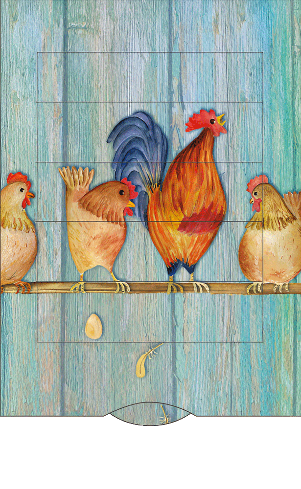 Living Card "Chicken Stick"