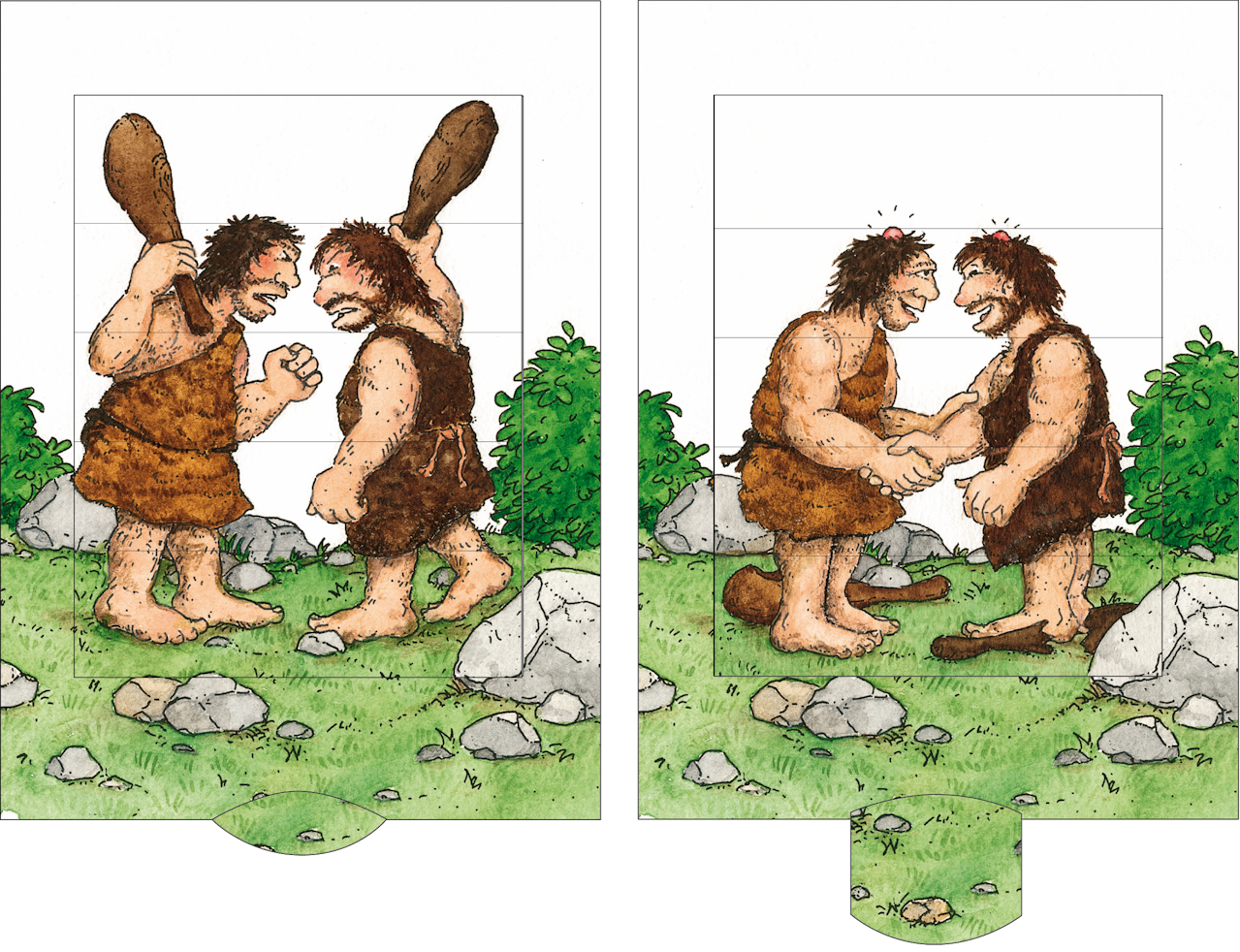 Lebende Karte "Steinzeit"