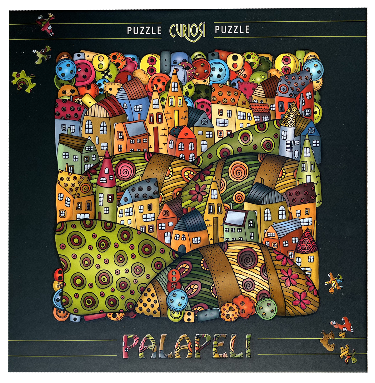 Puzzle Palapeli "Mountain Village"