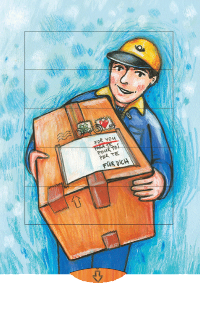 Carte vivante "Courrier"
