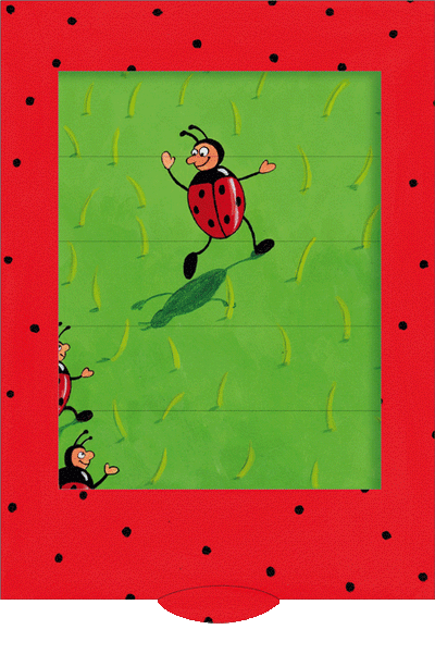 Carte vivante "Coccinelle"