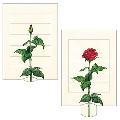 Carte Vivante "Rose"