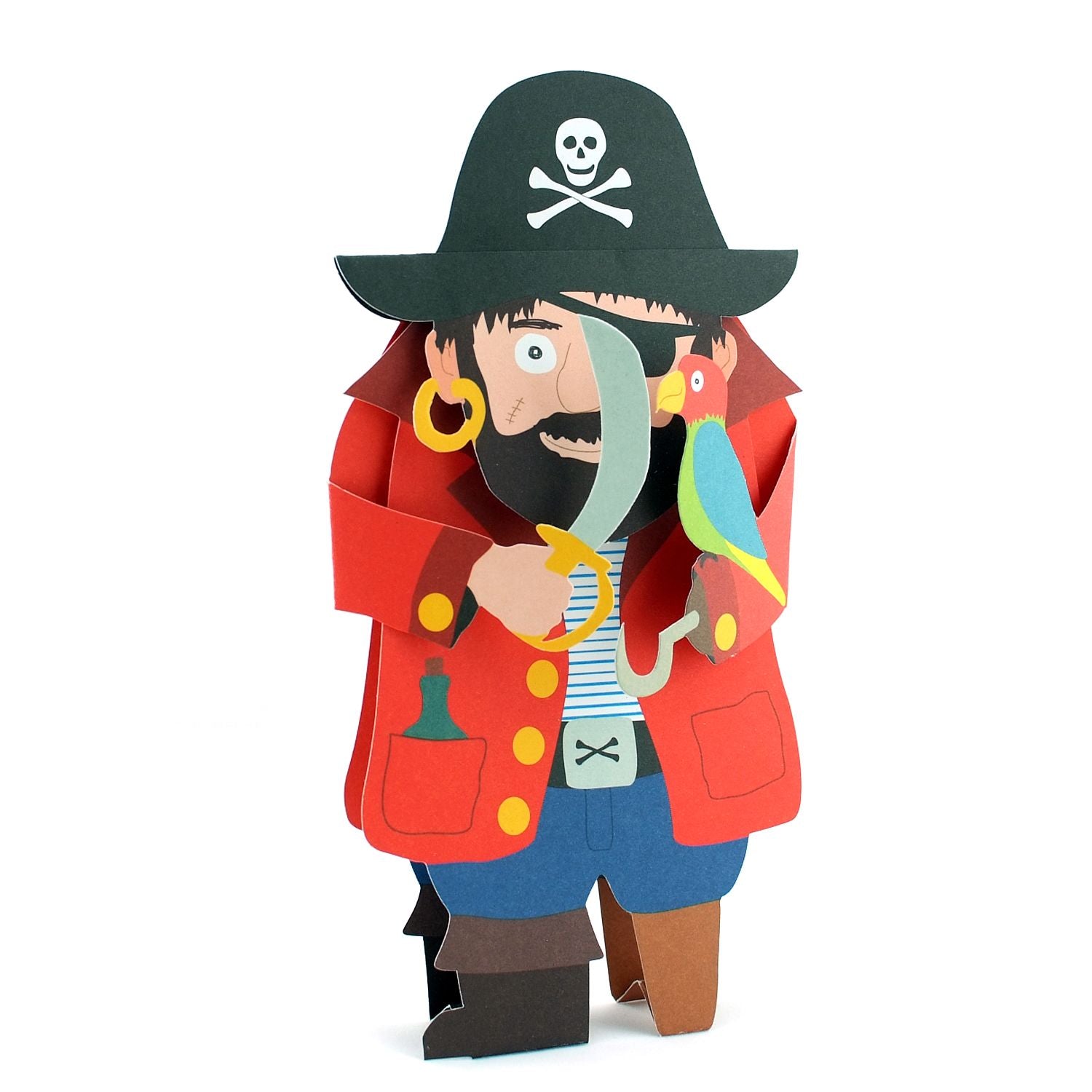 Carte type 3D "Pirate"