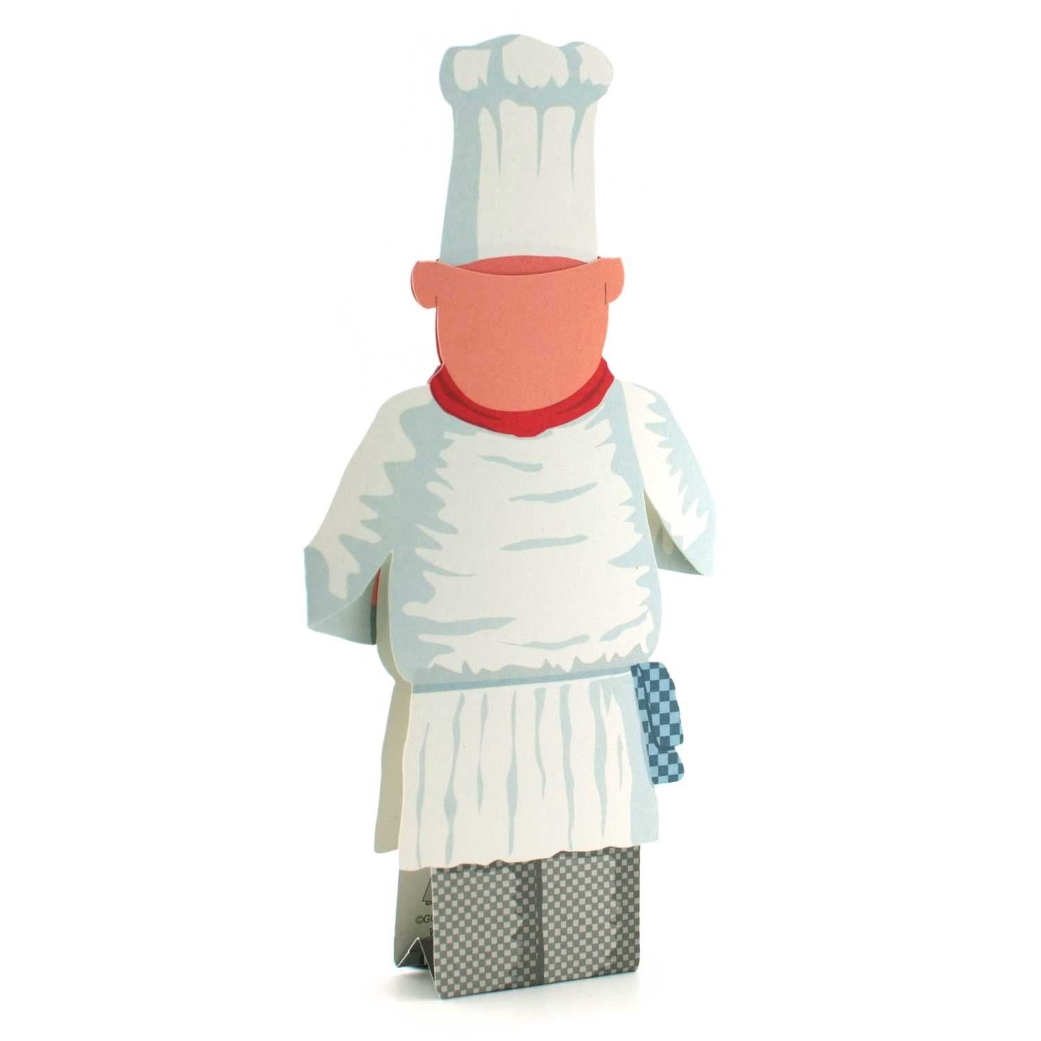 Carte type 3D "chef"