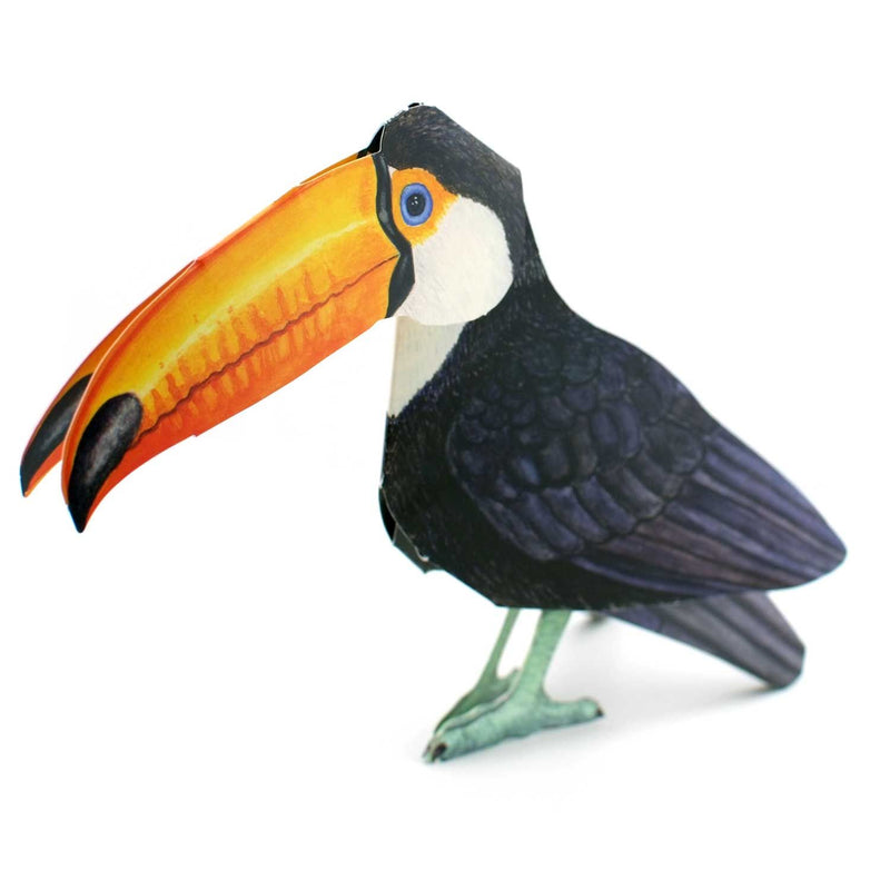 Carte pliante animaux 3D "Toucan"