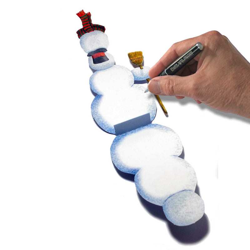 Carte pliante animal 3D "Bonhomme de neige"