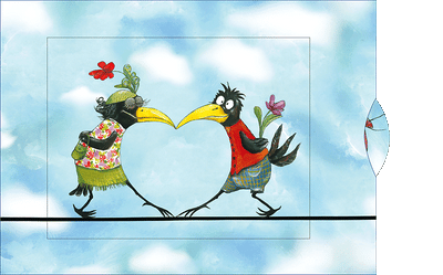 Carte Vivante "Mariage d'Oiseaux"