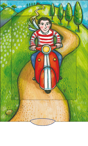Carte vivante "Scooter"