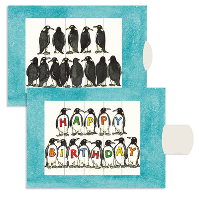 Carte vivante "Pingouins"