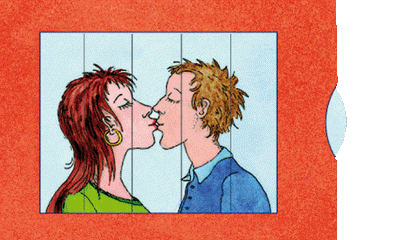 Carte Vivante "Kiss"
